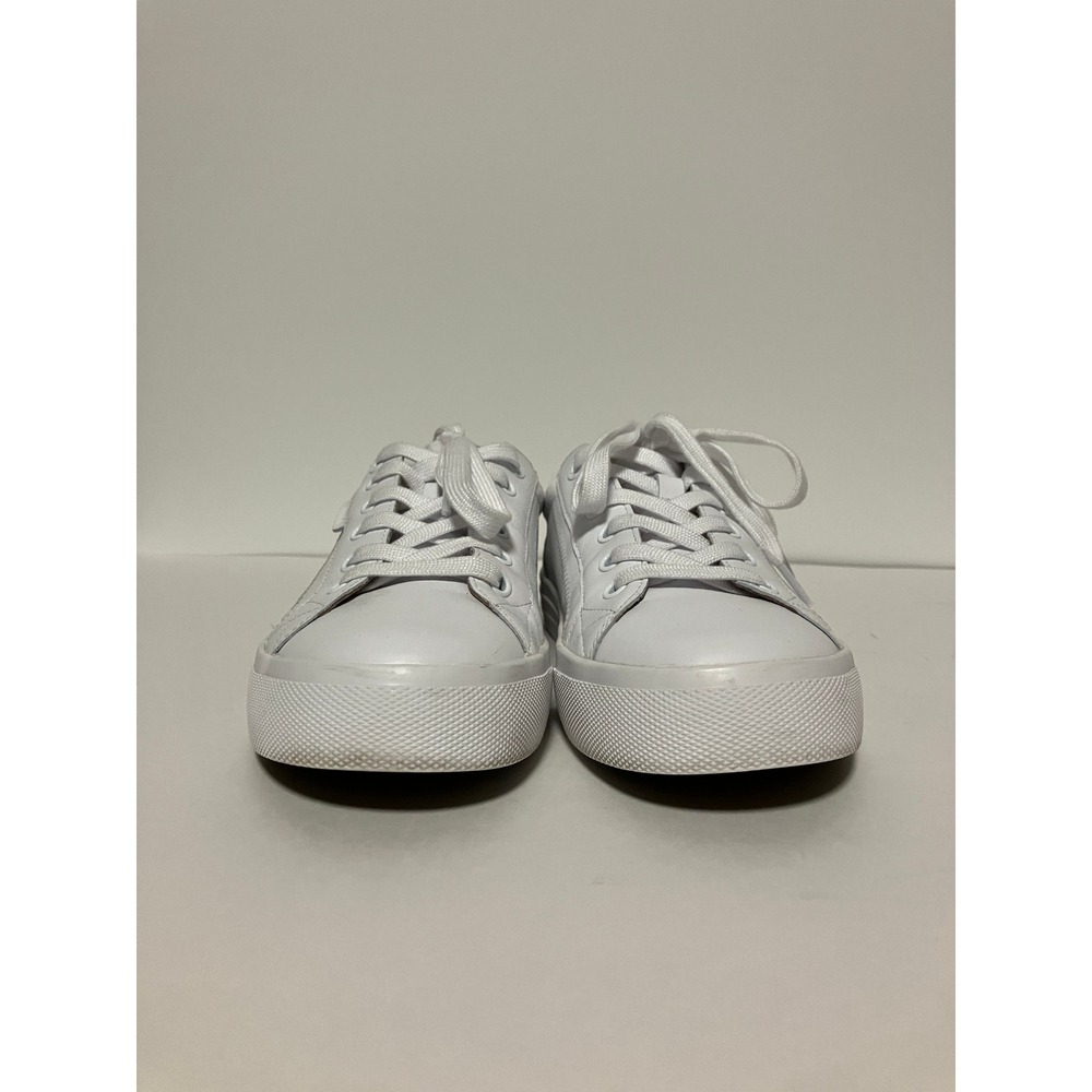 Taos Womens Plim Soul Lux Sneakers White Leather Minimalist Streetwear Size 8 - Picture 3 of 13